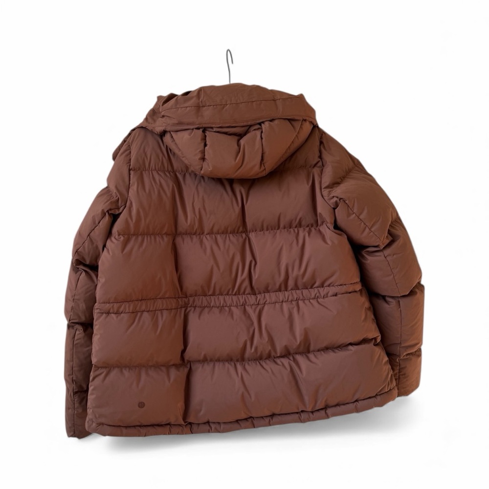 Lululemon Women’s Wunder Puff 600-Down-Fill Hooded Jacket - Brown - size 8 - Picture 3 of 7